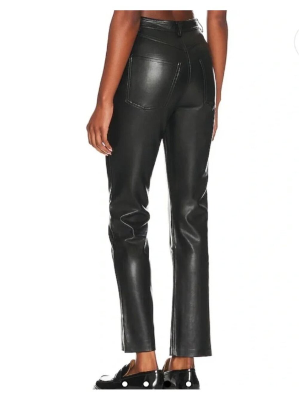 Steve Madden • Faux Leather Black Pants